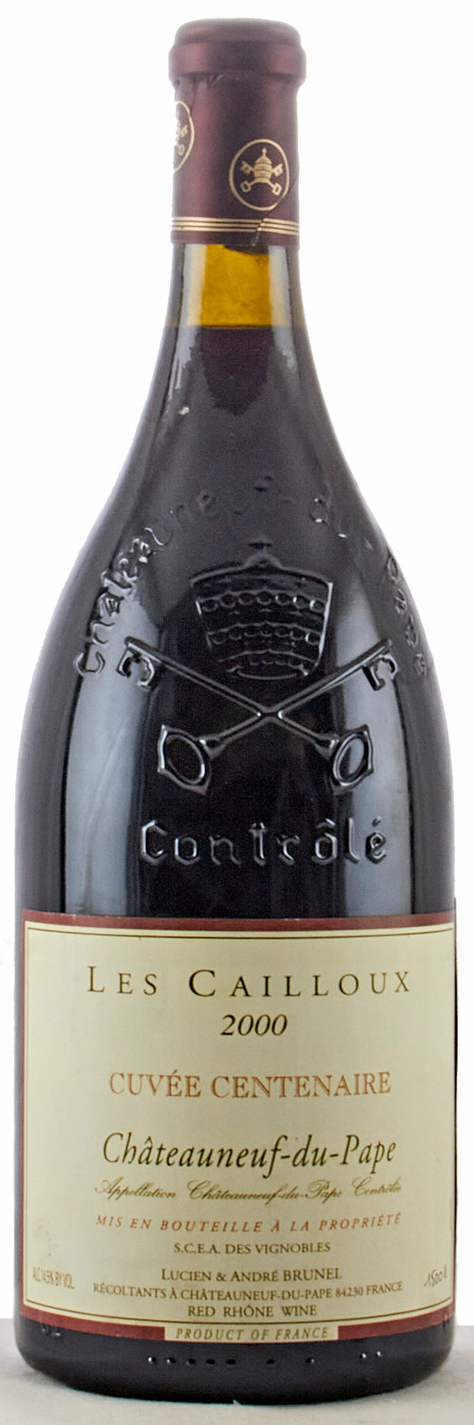 2000 Les Cailloux (Lucien et Andre Brunel) Chateauneuf du Pape Cuvee Centenaire