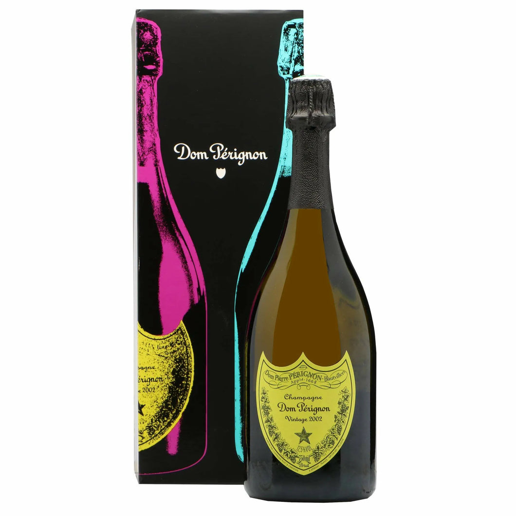2002 Dom Pérignon Andy Warhol Tribute Collection Brut (Yellow)