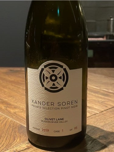 2020 Xander Soren Olivet Lane Private Selection Pinot Noir