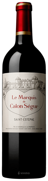 Château Calon-Ségur Marquis de Calon Saint-Estèphe 2014